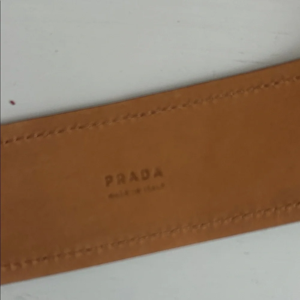 Prada Tan Leather women's Belt - Picture 4 of 12